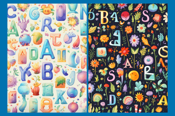 ABC Alphabet Patterns for Creative Projects