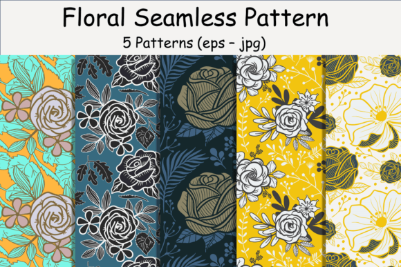 Floral Seamless Patterns for Fabric: A Versatile Design Solution