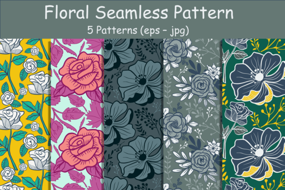 Flowers Seamless Patterns: Floral Repeat for Creative Projects