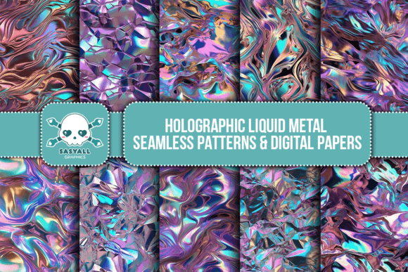Holographic Liquid Metal Patterns