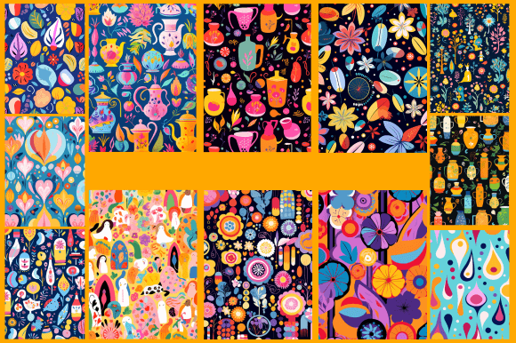 Oriental Patterns: A Versatile Digital Asset for Creative Projects