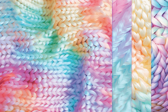 Pastel Crochet and Knitting Patterns
