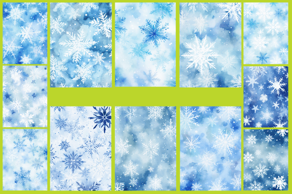 Snowflake Patterns: A Versatile Digital Resource for Creative Projects