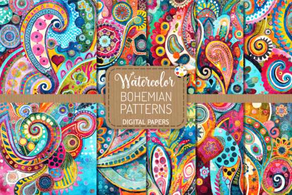 Watercolor Bohemian Textile Patterns: A Guide to Choosing and Using with Confidence