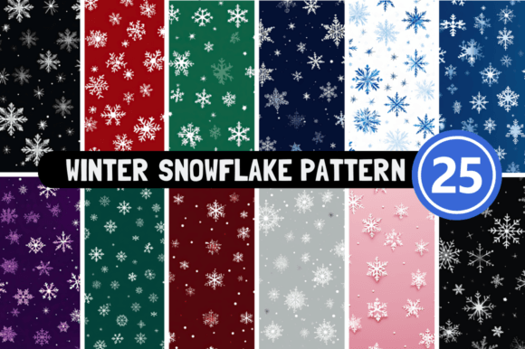 Winter Snowflake Christmas Patterns: A Festive Guide for Creative Projects